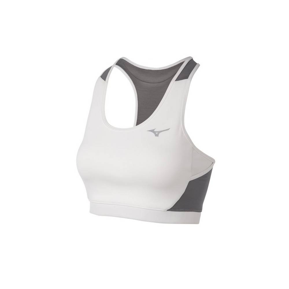 Mizuno Women's Alpha Mesh Back Bra White/Grey (440706-UGF)